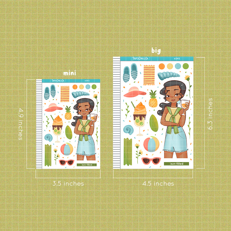 Sun-filled | Summer Princess | Collections Stickers | C261