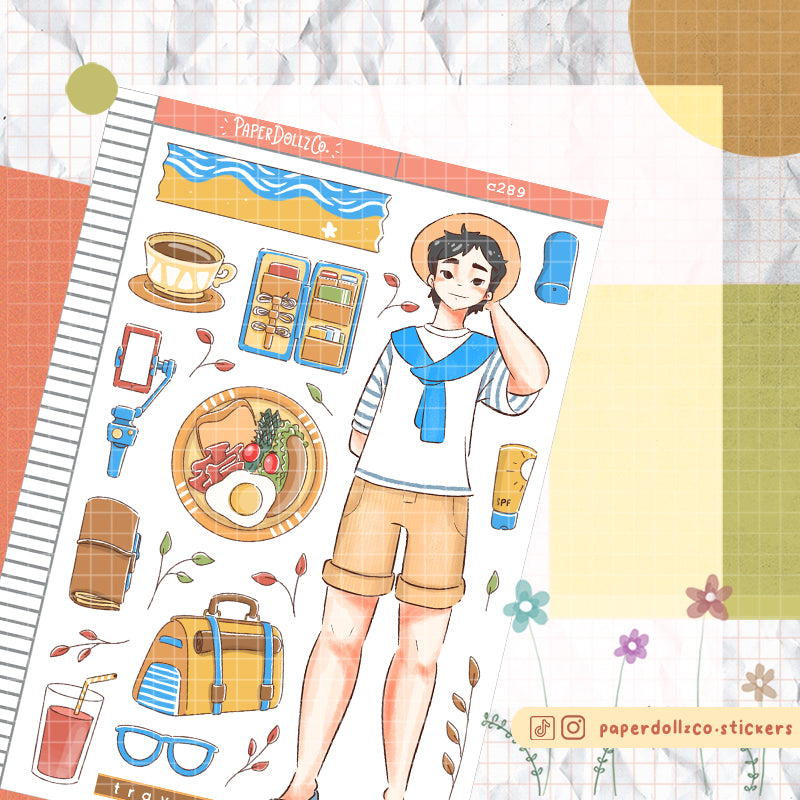 Travel Guy | Crush Confessions | Collections Stickers | C289