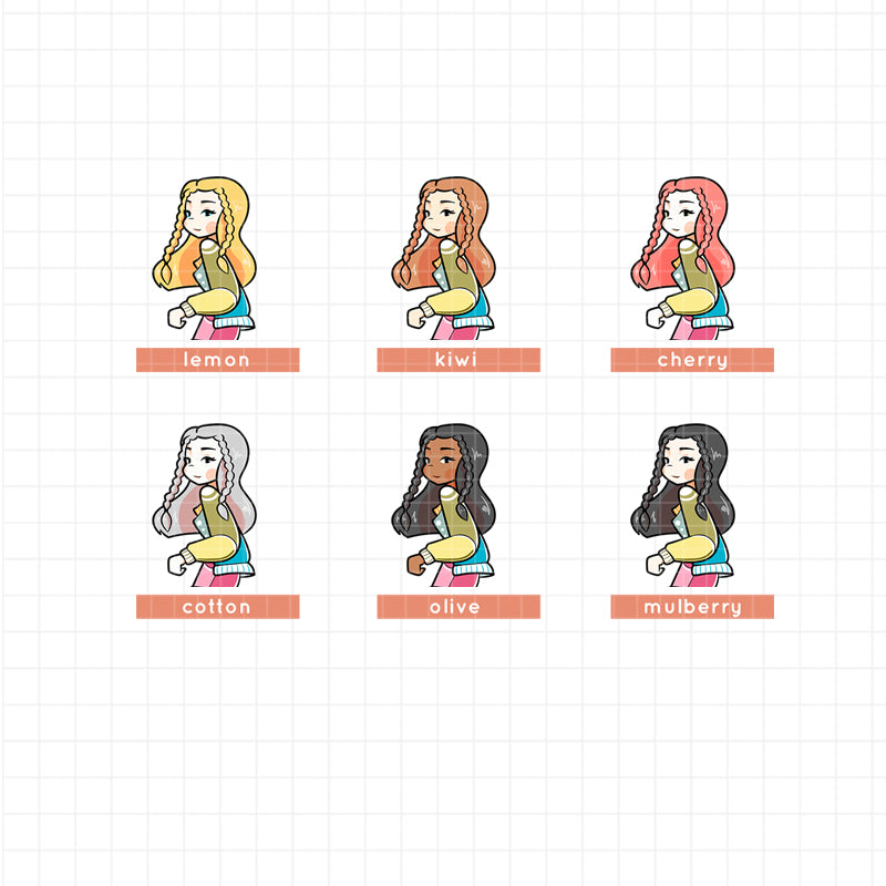 Back When 90's PaperDollzCo Planner Sticker Book | CB009