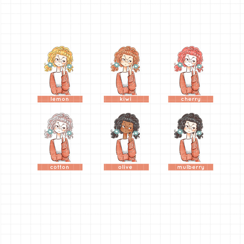 Spring Style PaperDollzCo Planner Sticker Book | CB010a