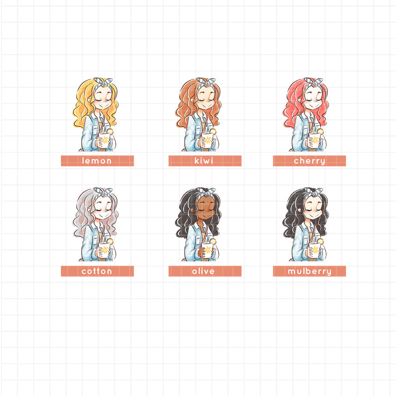 Spring Thing PaperDollzCo Planner Sticker Book | CB010b