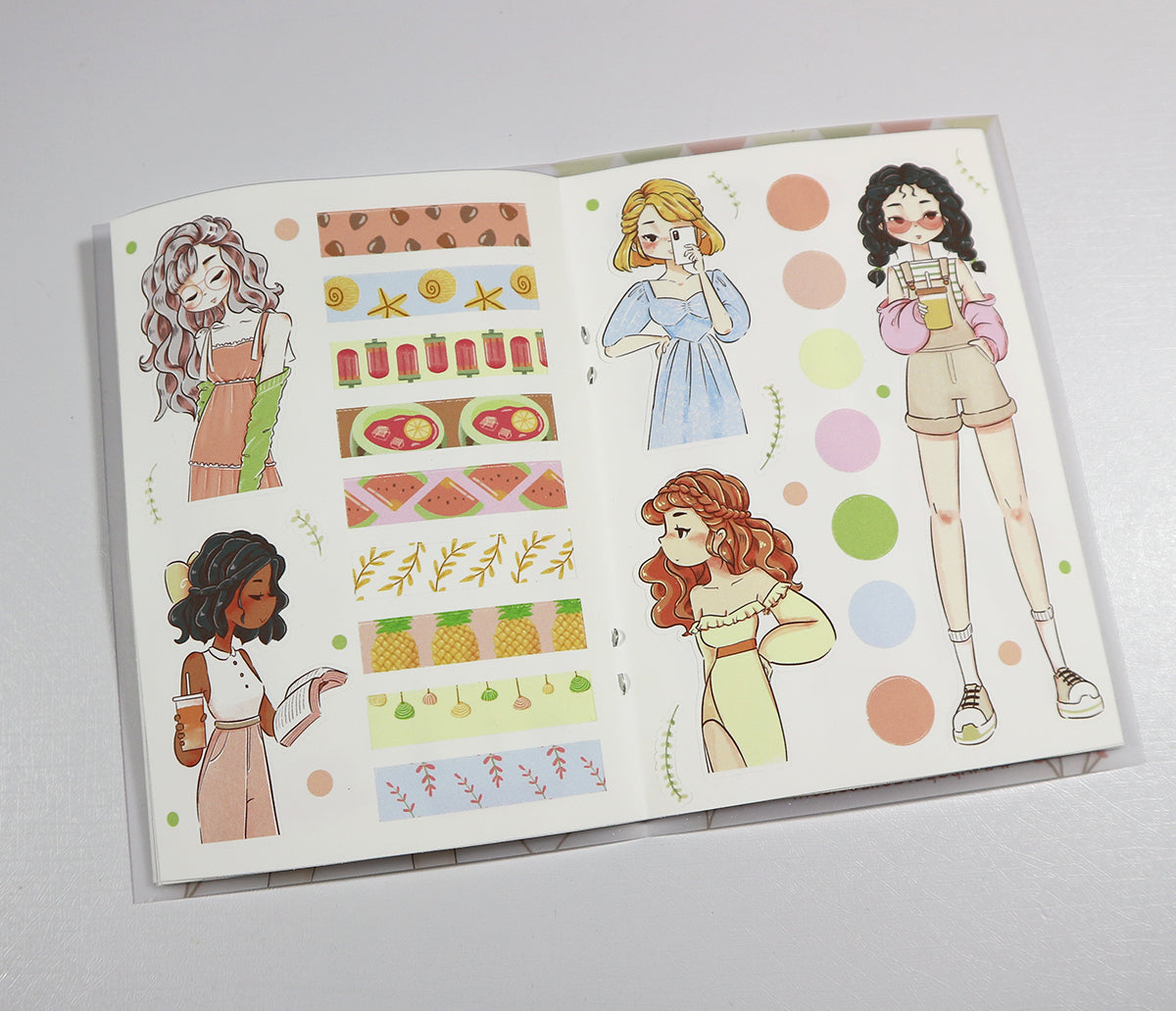 Sweet Summer PaperDollzCo Planner Sticker Book | CB020