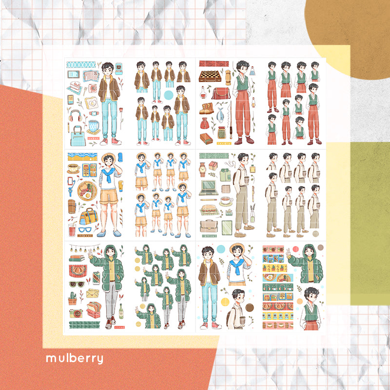 Crush Confessions PaperDollzCo Planner Sticker Book | CB043
