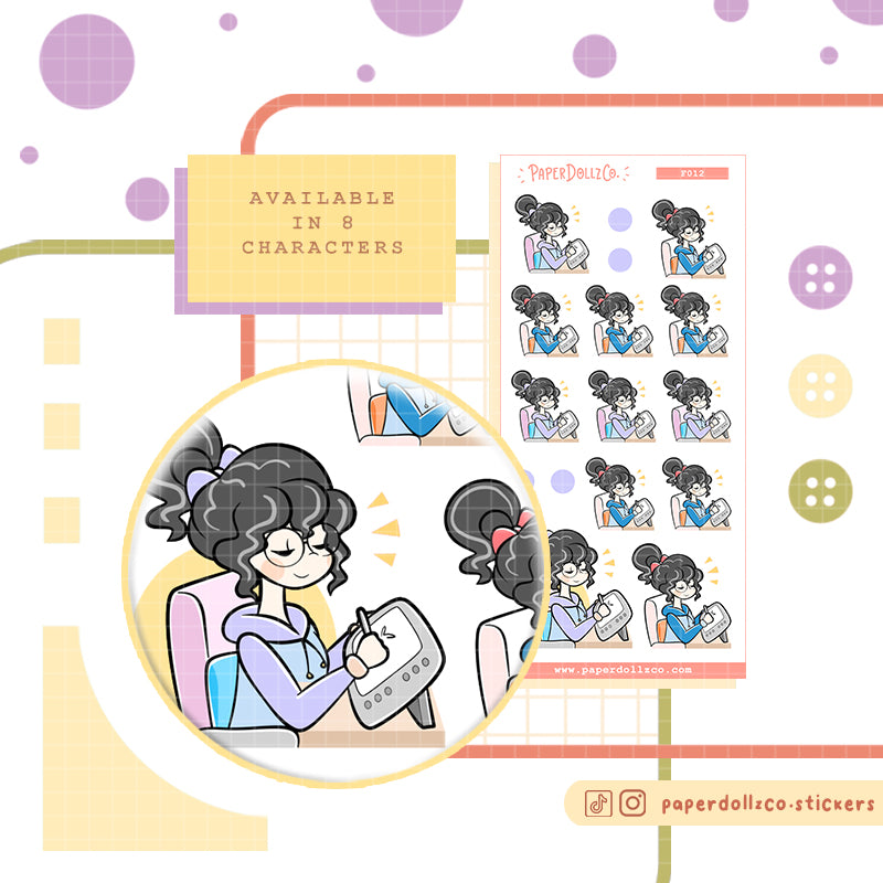 Drawing | Activity Stickers | f012