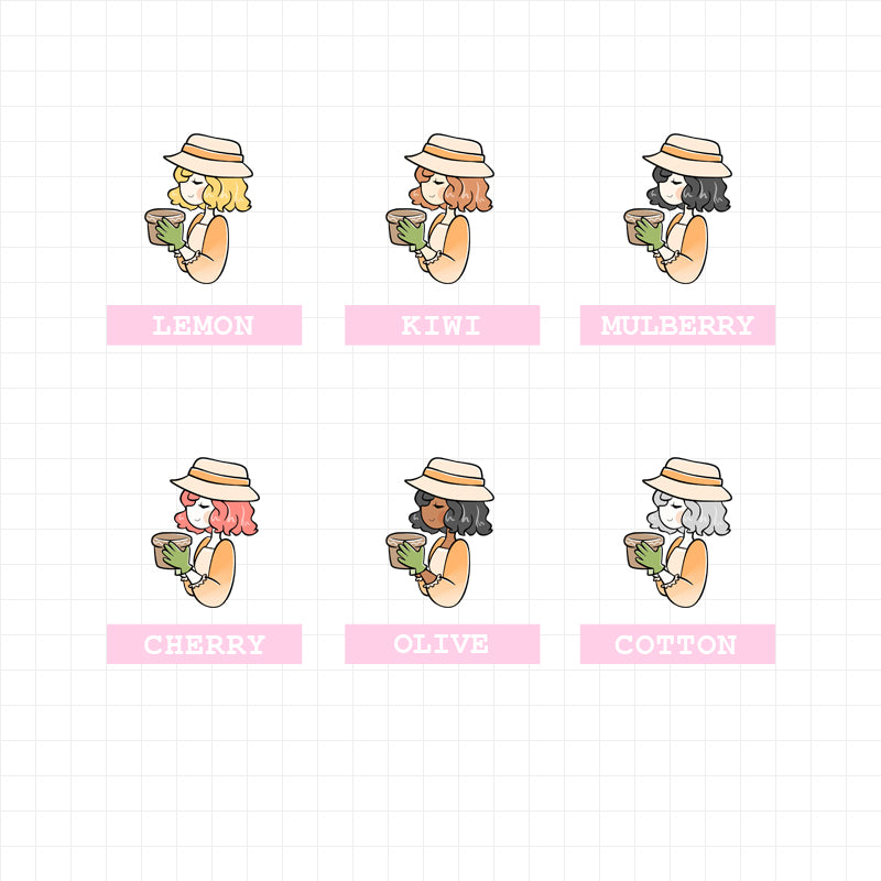 Planting | Activity Stickers | f013