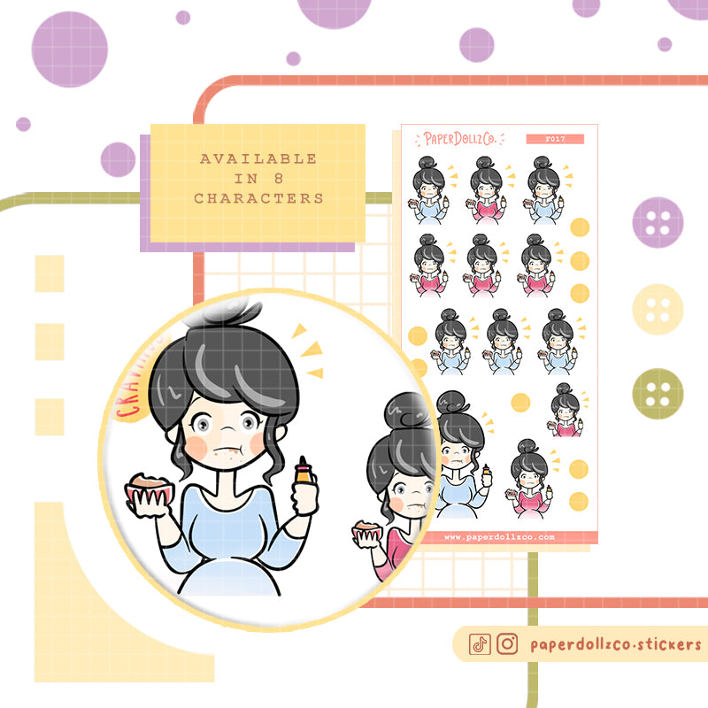 Cravings | Activity Stickers | f017