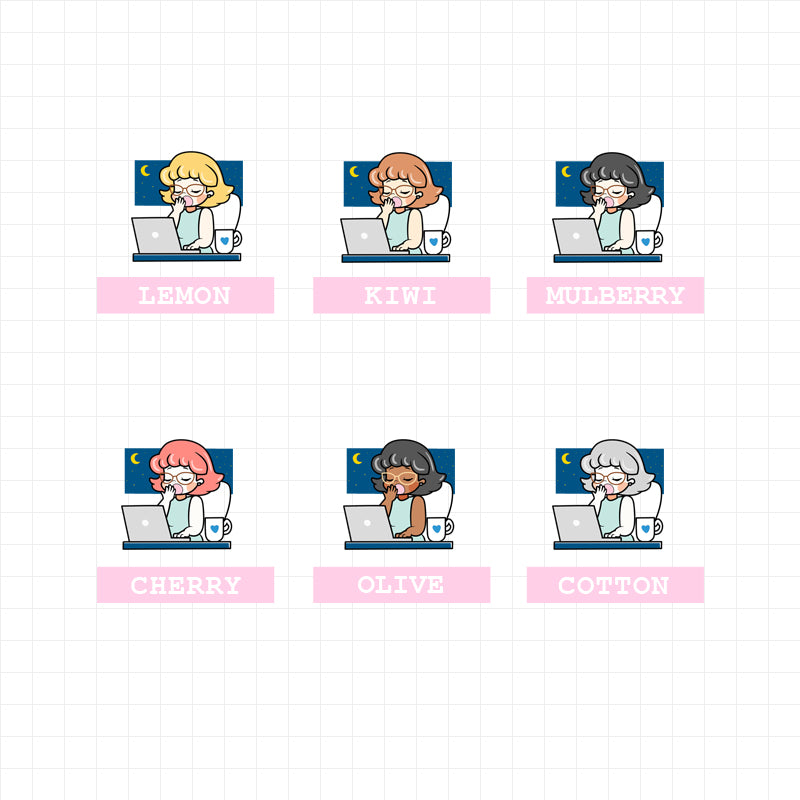 Night Shift | Activity Stickers | f032