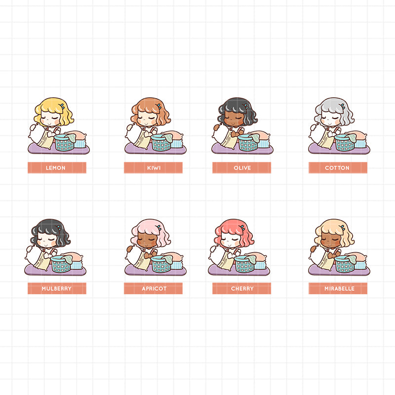 Change Pillow Case | Activity Stickers | f076