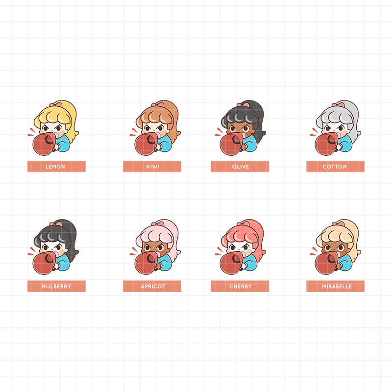 Megaphone PaperDollzCo Planner Stickers | f089