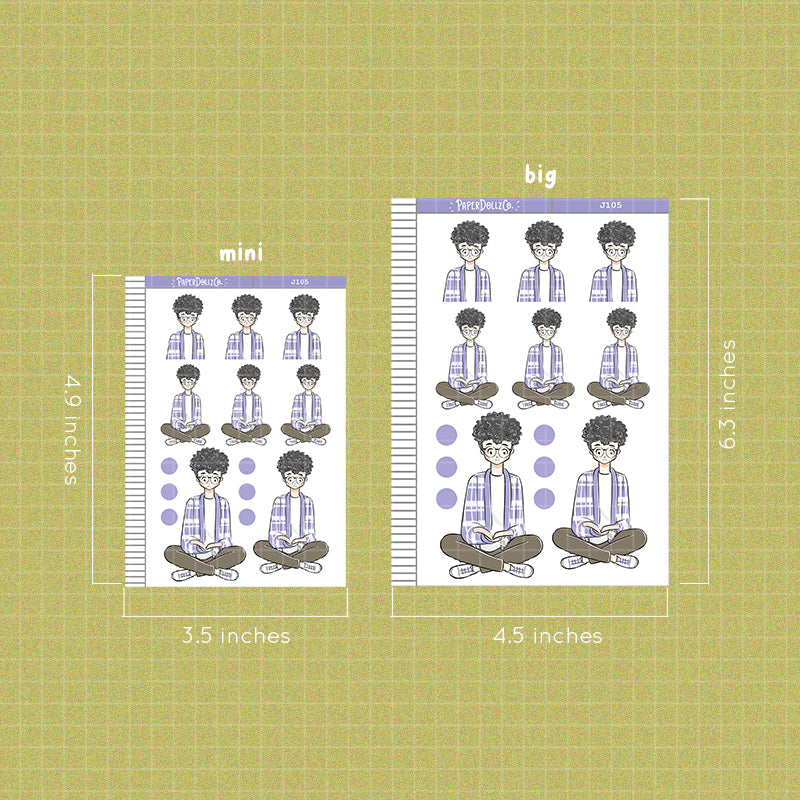 Let's Read | Happy Together | Just Dolls Stickers | J105