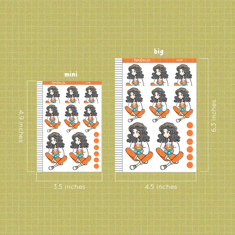 Hyacinth | Floriography | Just Dolls Stickers | J120