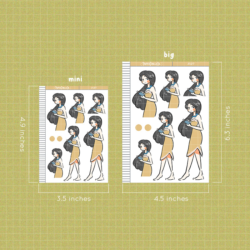 Native American Lady | Just Dolls Stickers | J127
