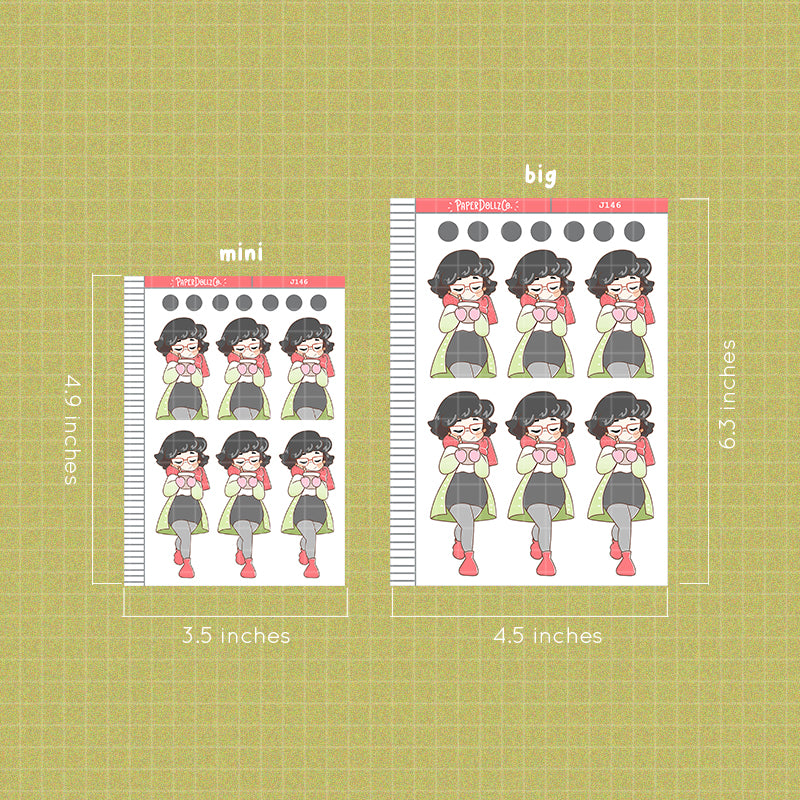 Hot Chocolate | Just Dolls Stickers | J146