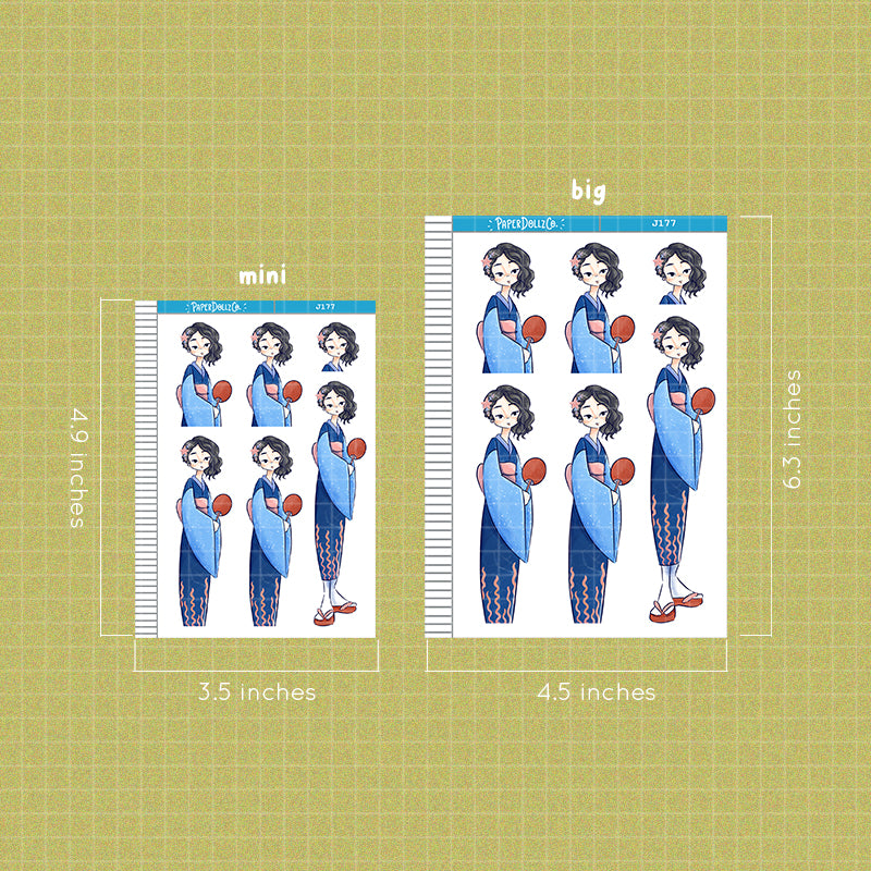 PaperDollzCo Shinkai Planner Just Dolls Sticker | J177