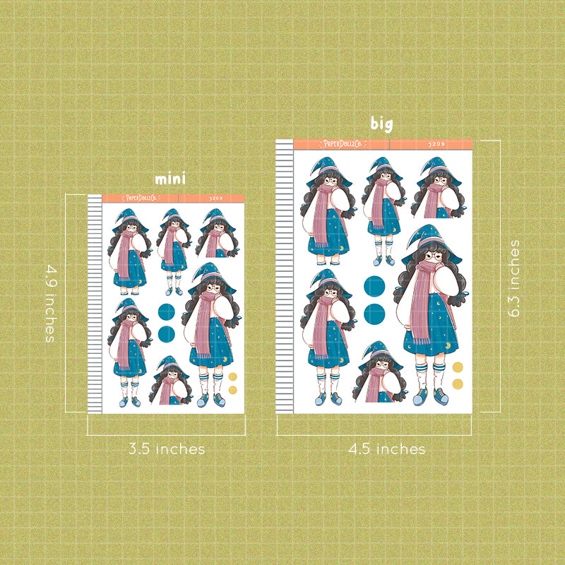 Mystical D Halloween Planner Sticker | J209