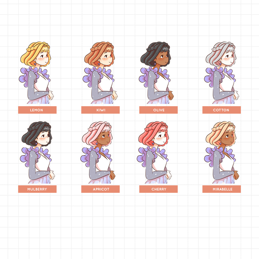 Hestia Paperdollzco Planner Sticker | J217