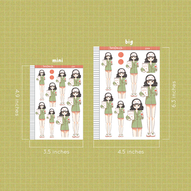 Lucid PaperDollzCo Planner Stickers | J264