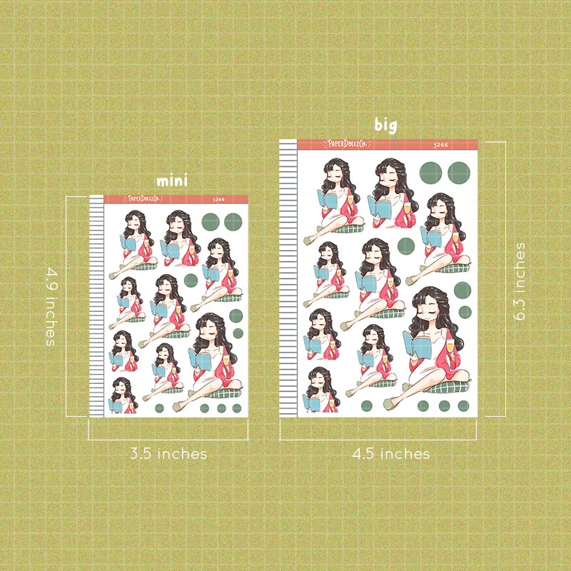 Warm PaperDollzCo Planner Stickers | J266