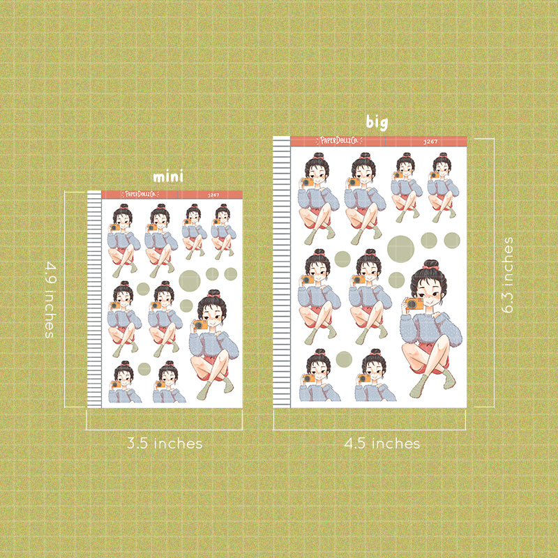 Dreamless PaperDollzCo Planner Stickers | J267