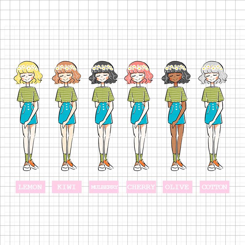 Daisy | Floriography | Just Dolls Stickers | J121