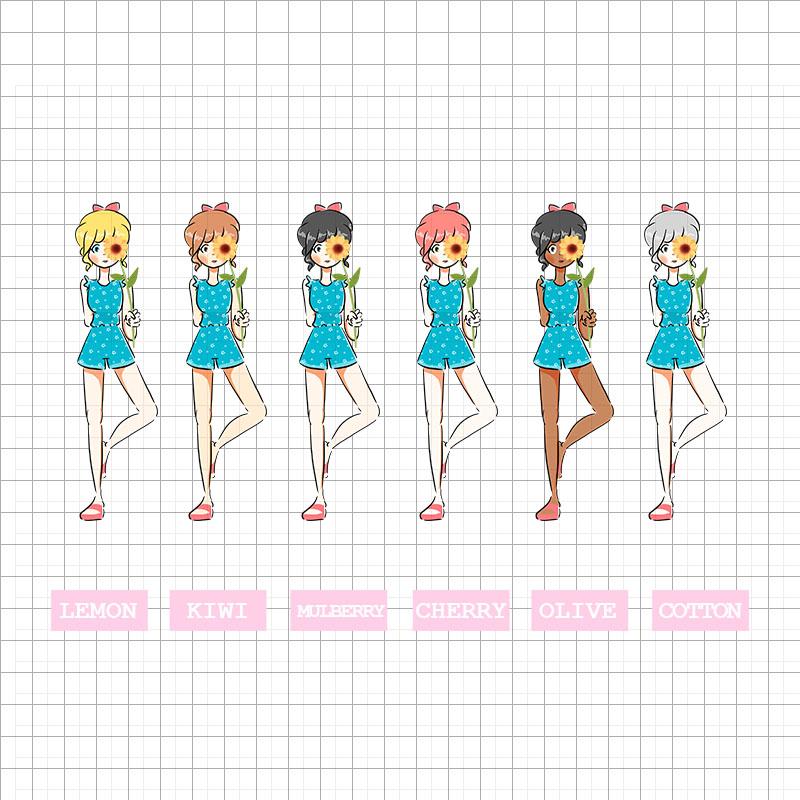 Sunflower | Flower Pop | Just Dolls Stickers | J114