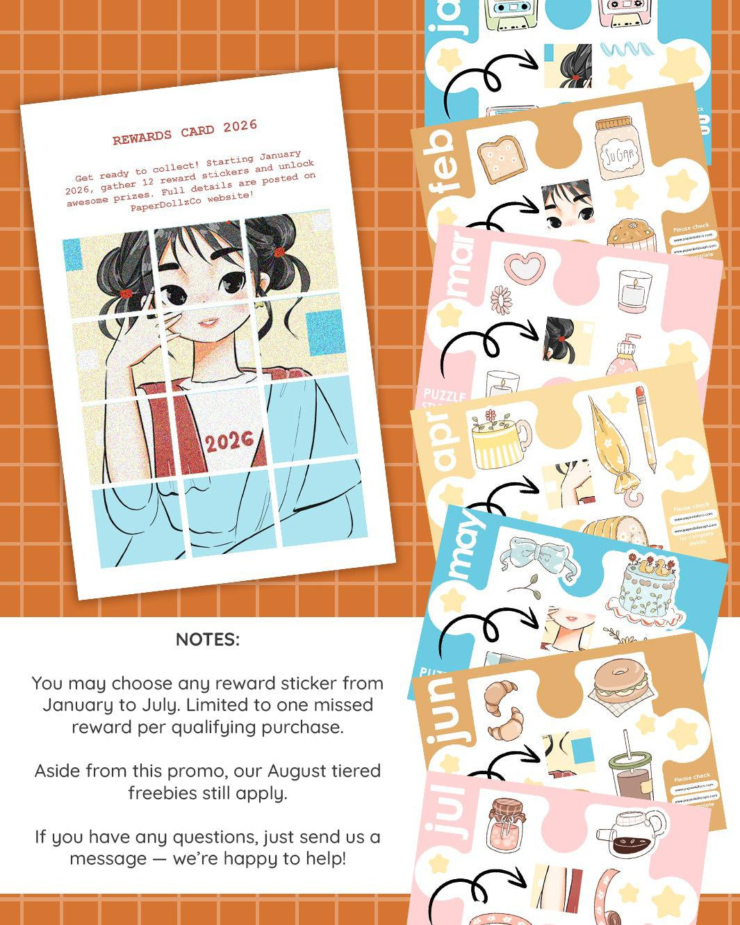 Claim Previous Months' Puzzle Stickers