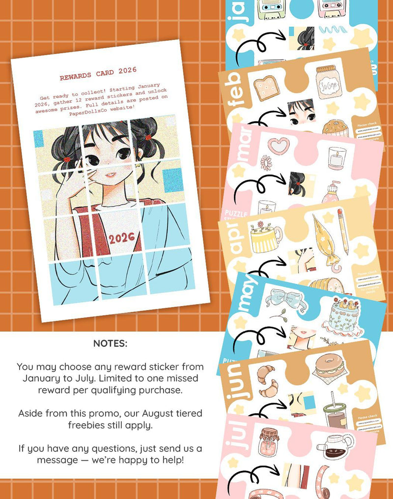 Claim Previous Months' Puzzle Stickers