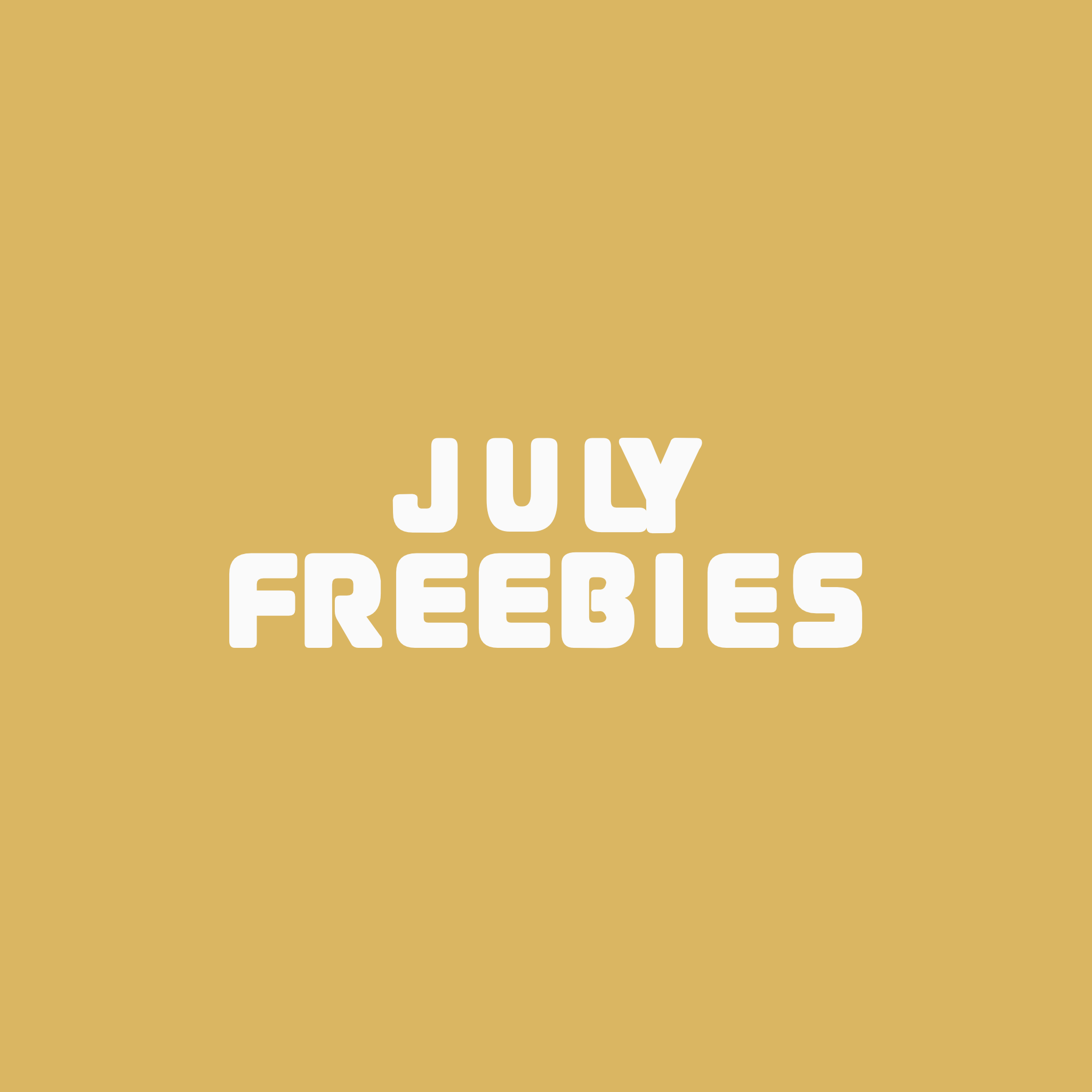 July Freebies