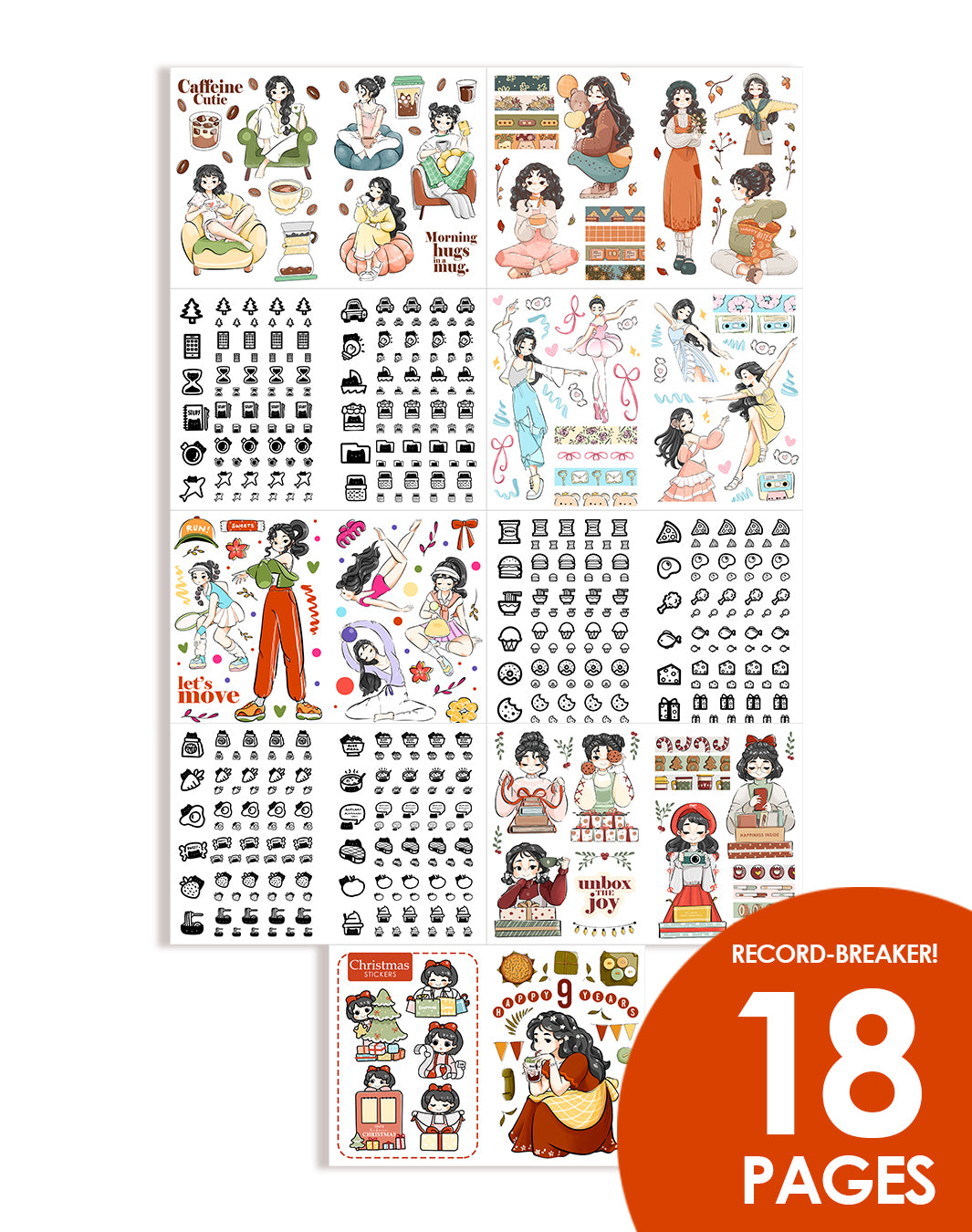 9th Anniversary Sticker Book | CB080