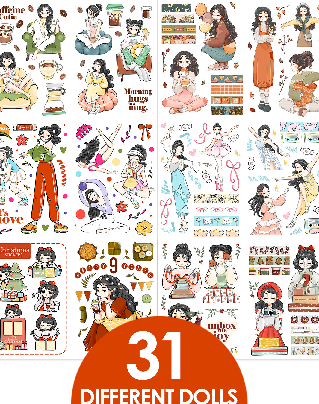 9th Anniversary Sticker Book | CB080