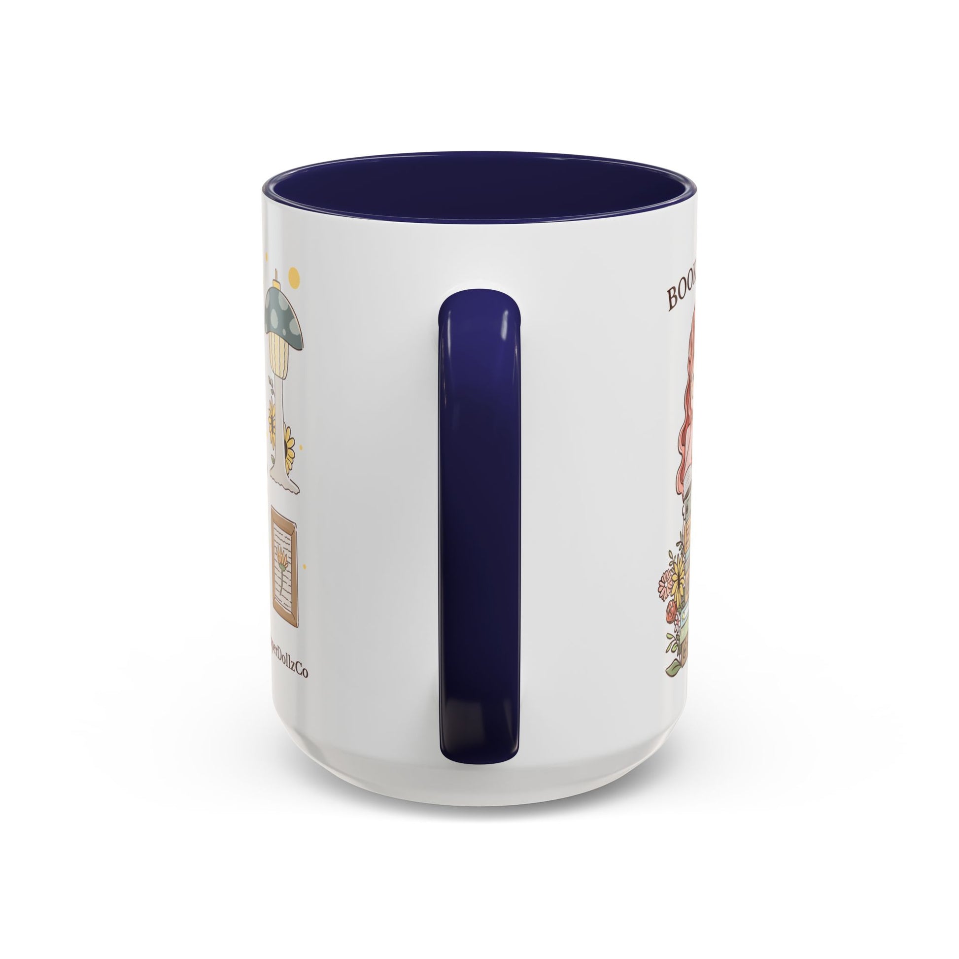 Whimsical Accent Coffee Mug - Cozy Home Vibes, Perfect Gift for Tea Lovers, Bookworms, and Relaxing Moments | Peach Merch Mug