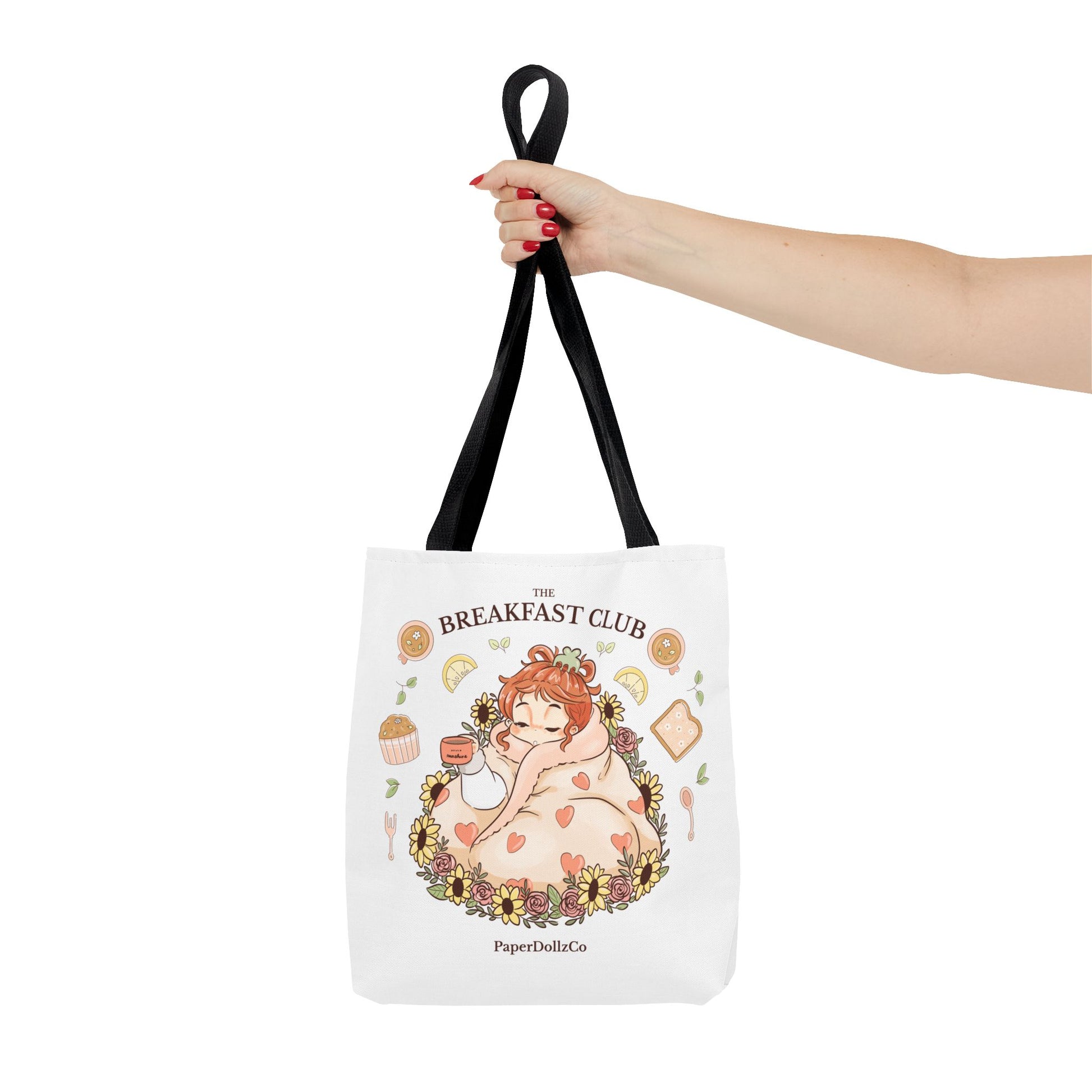 Breakfast Club Tote Bag for Food Lovers, Stylish Grocery Tote, Cute Shopping Bag, Gift for Foodies, Eco-Friendly Accessory | Kiwi Merch
