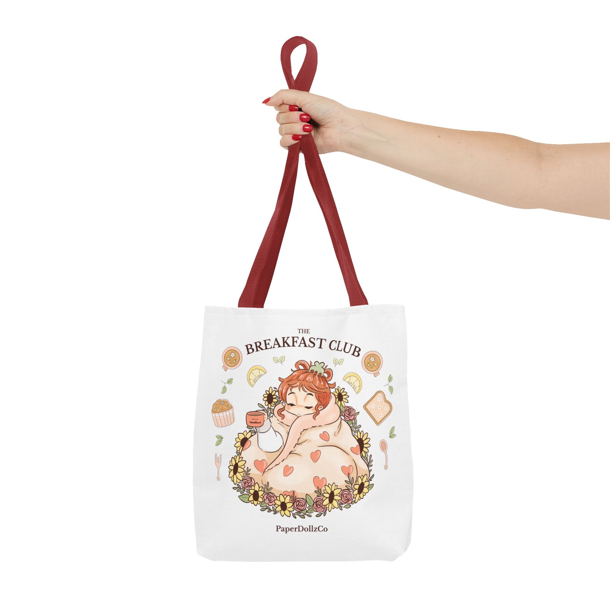 Breakfast Club Tote Bag for Food Lovers, Stylish Grocery Tote, Cute Shopping Bag, Gift for Foodies, Eco-Friendly Accessory | Kiwi Merch