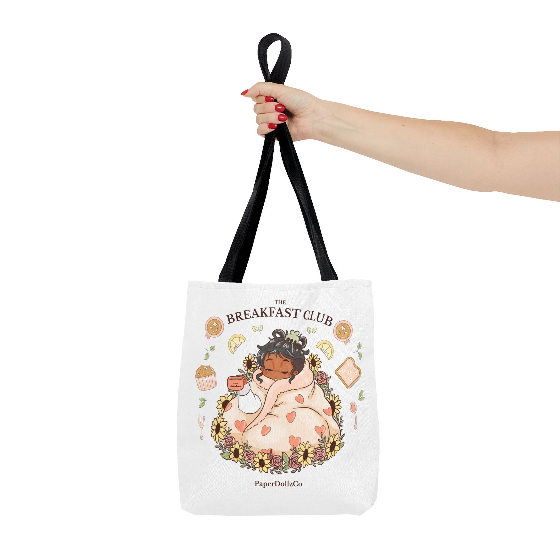 Breakfast Club Tote Bag for Food Lovers, Stylish Grocery Tote, Cute Shopping Bag, Gift for Foodies, Eco-Friendly Accessory | Olive Merch