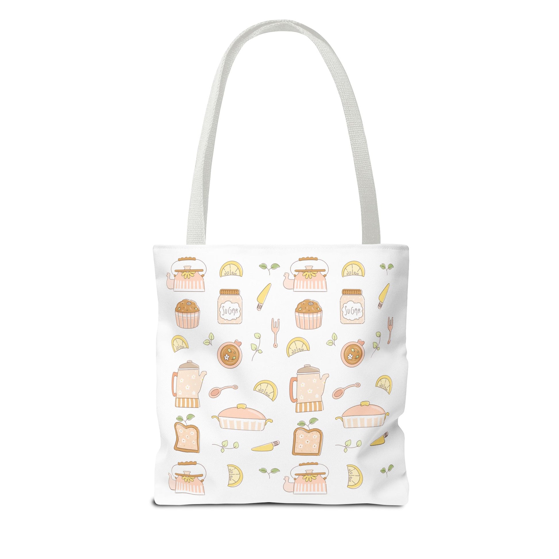 Breakfast Club Tote Bag for Food Lovers, Stylish Grocery Tote, Cute Shopping Bag, Gift for Foodies, Eco-Friendly Accessory | Cherry Merch