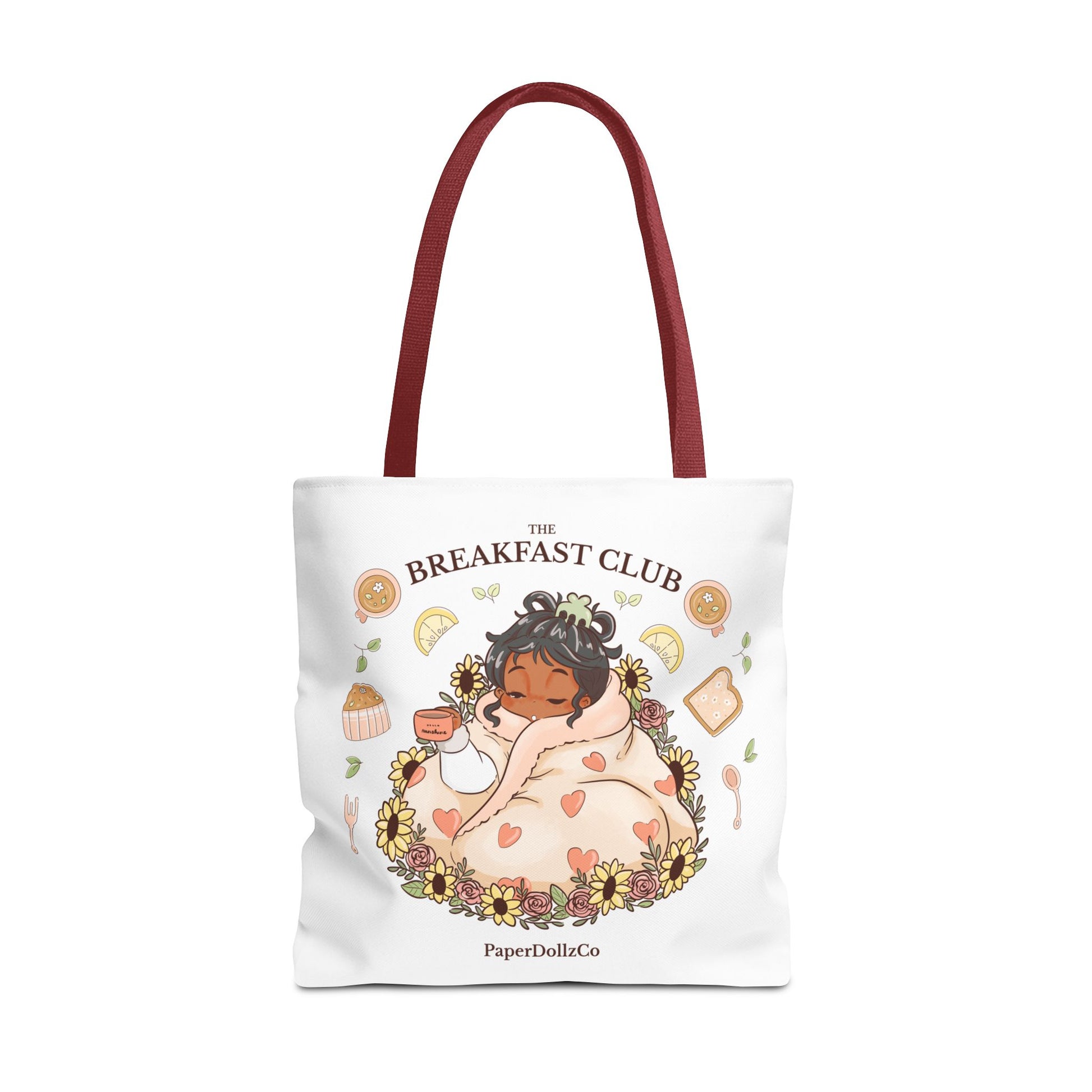 Breakfast Club Tote Bag for Food Lovers, Stylish Grocery Tote, Cute Shopping Bag, Gift for Foodies, Eco-Friendly Accessory | Olive Merch