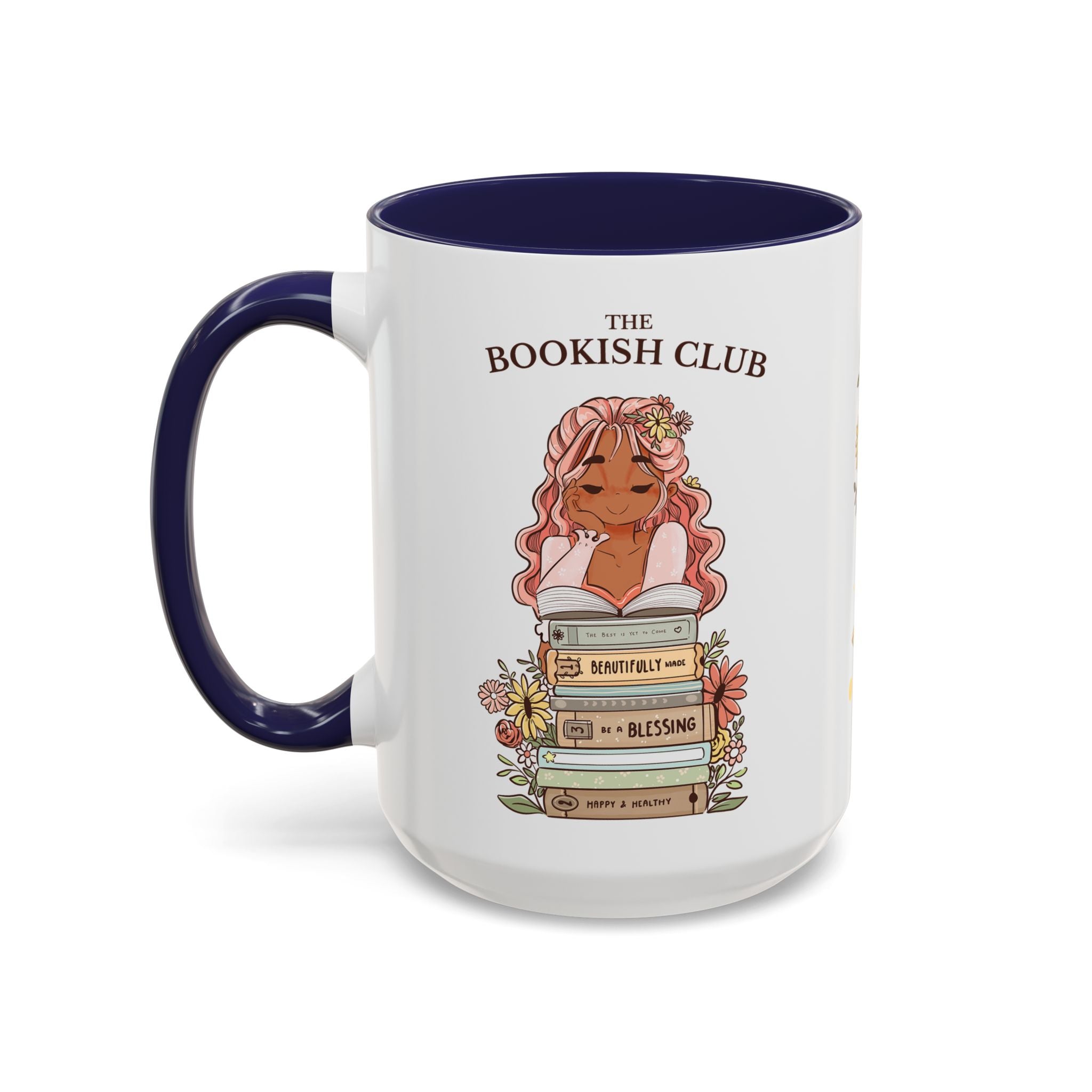 Whimsical Accent Coffee Mug - Cozy Home Vibes, Perfect Gift for Tea Lovers, Bookworms, and Relaxing Moments | Apricot Merch Mug