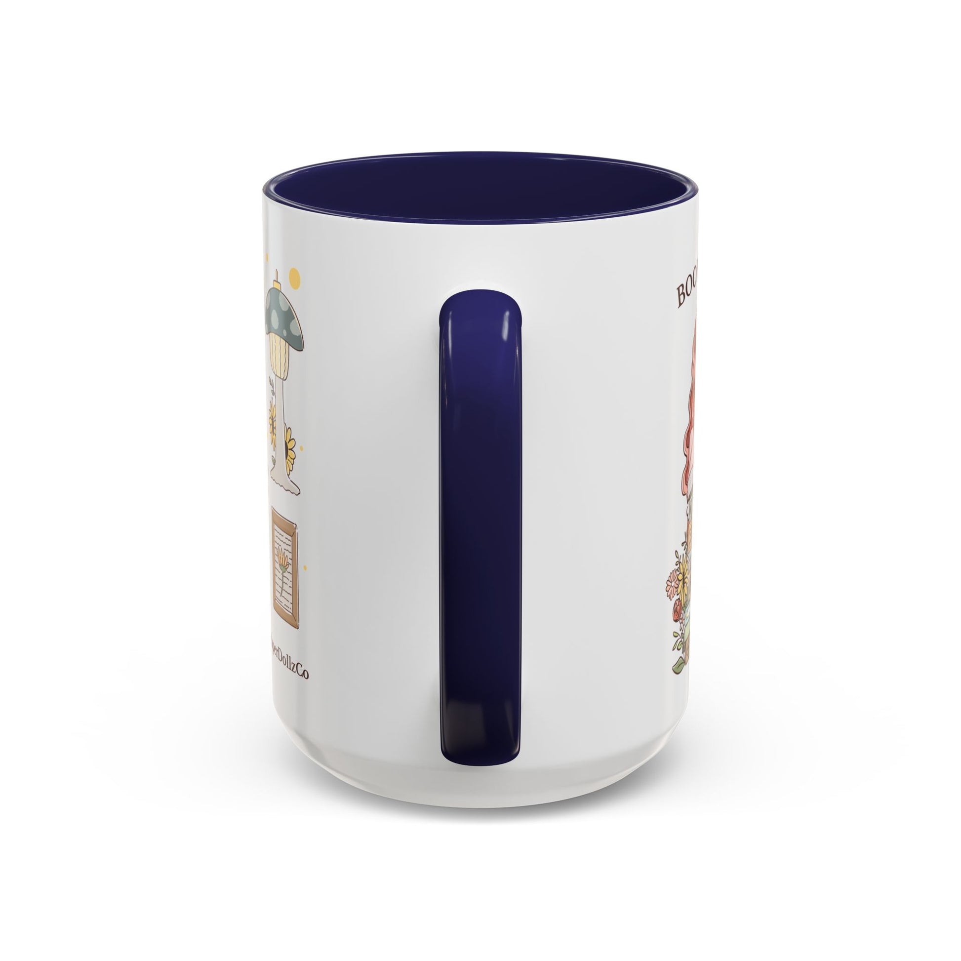 Whimsical Accent Coffee Mug - Cozy Home Vibes, Perfect Gift for Tea Lovers, Bookworms, and Relaxing Moments | Apricot Merch Mug