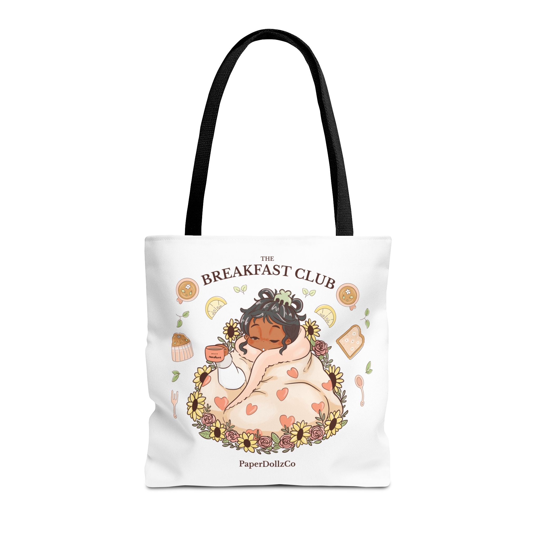 Breakfast Club Tote Bag for Food Lovers, Stylish Grocery Tote, Cute Shopping Bag, Gift for Foodies, Eco-Friendly Accessory | Olive Merch