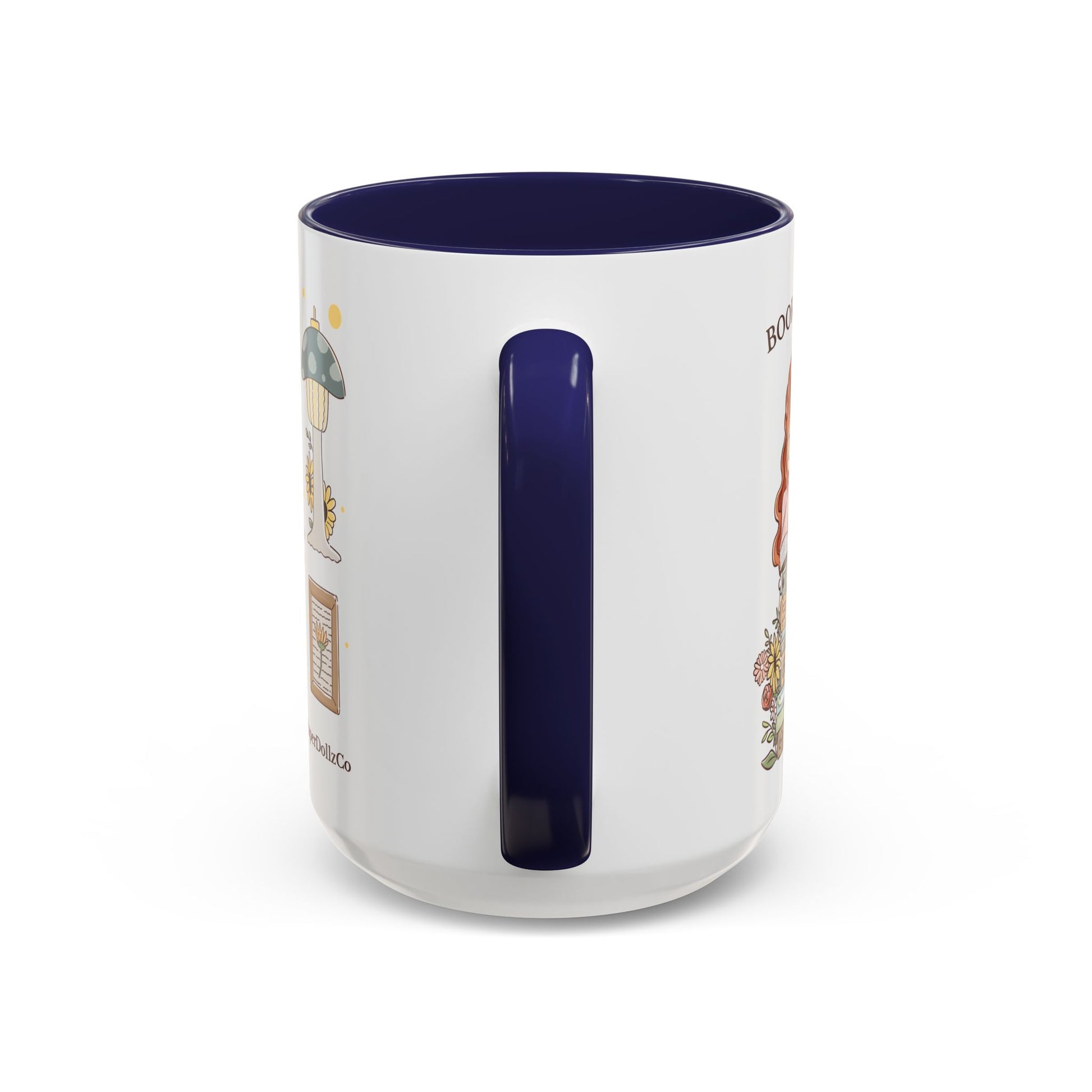 Whimsical Accent Coffee Mug - Cozy Home Vibes, Perfect Gift for Tea Lovers, Bookworms, and Relaxing Moments | Kiwi Merch Mug