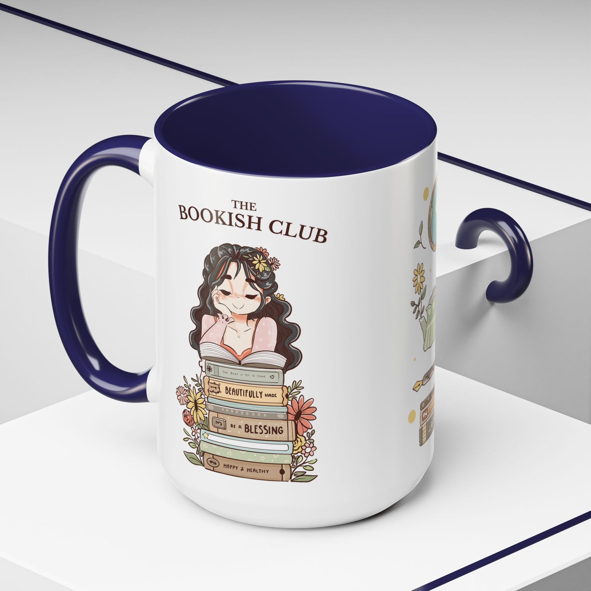 Whimsical Accent Coffee Mug - Cozy Home Vibes, Perfect Gift for Tea Lovers, Bookworms, and Relaxing Moments | Mulberry Merch Mug