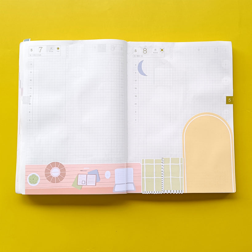 Sweet Dreams | Hobonichi | Cousin Daily Sticker Kit | Cd017