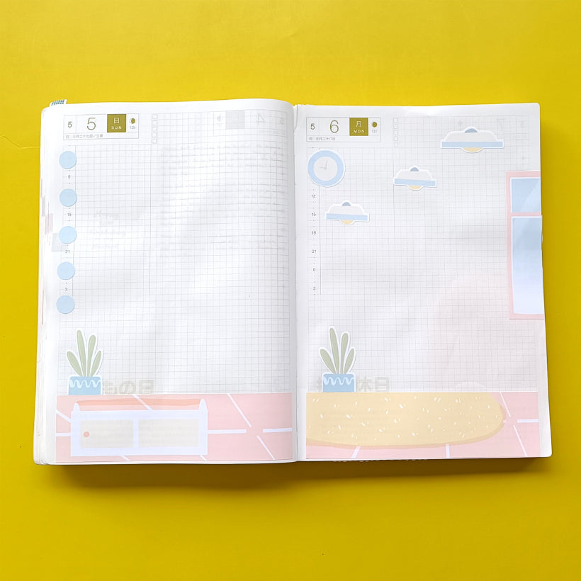 Sweet Dreams | Hobonichi | Cousin Daily Sticker Kit | Cd016