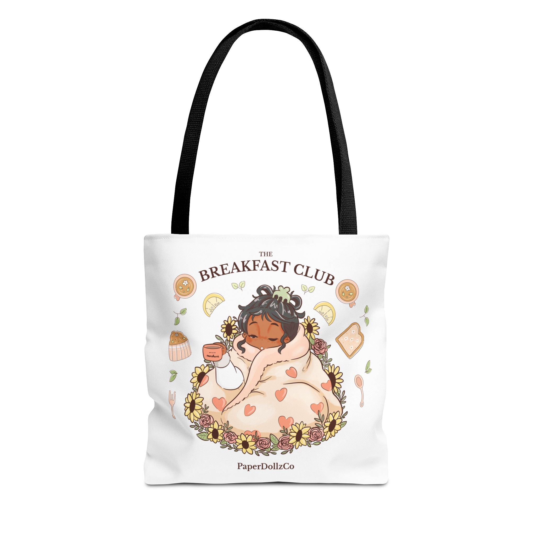 Breakfast Club Tote Bag for Food Lovers, Stylish Grocery Tote, Cute Shopping Bag, Gift for Foodies, Eco-Friendly Accessory | Olive Merch