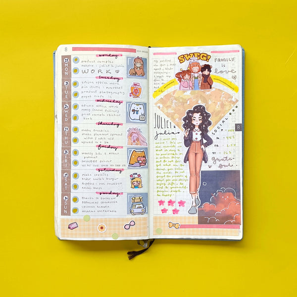 PaperDollzCo Blooming Spring Planner Sticker | C137