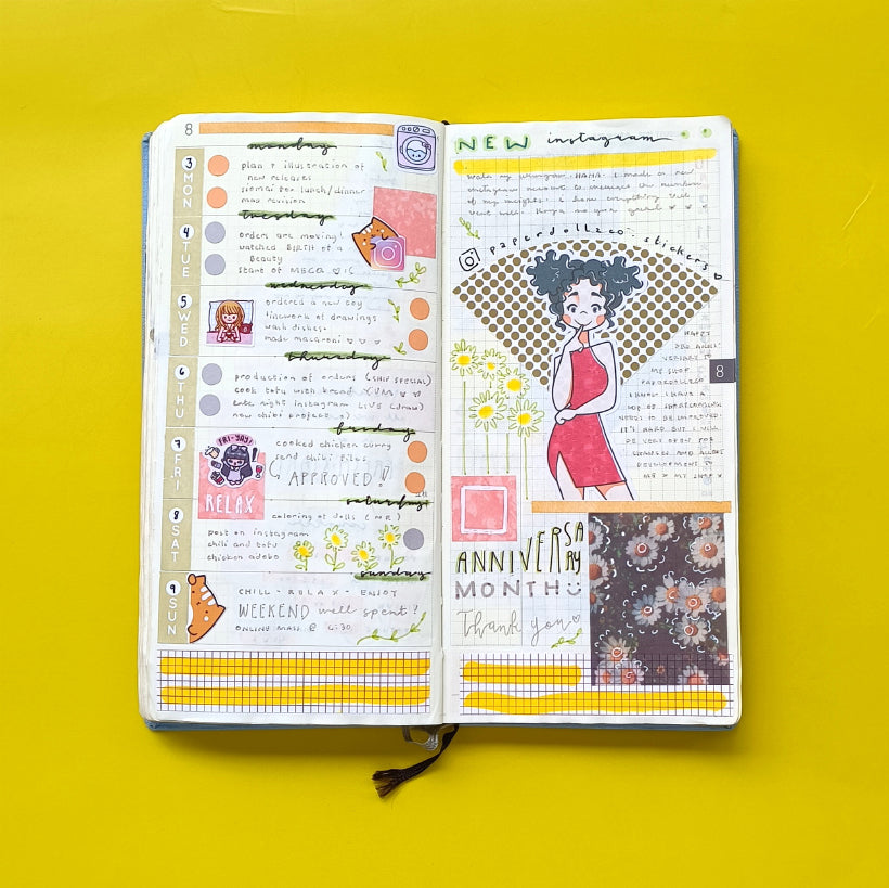 PaperDollzCo Red Dress Planner Sticker | J143