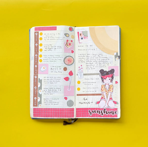 Sunshine Summer Collections PaperDollzCo Planner Sticker | C157