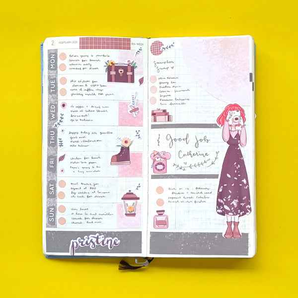 Pristine Spring Collections PaperDollzCo Planner Sticker | C140