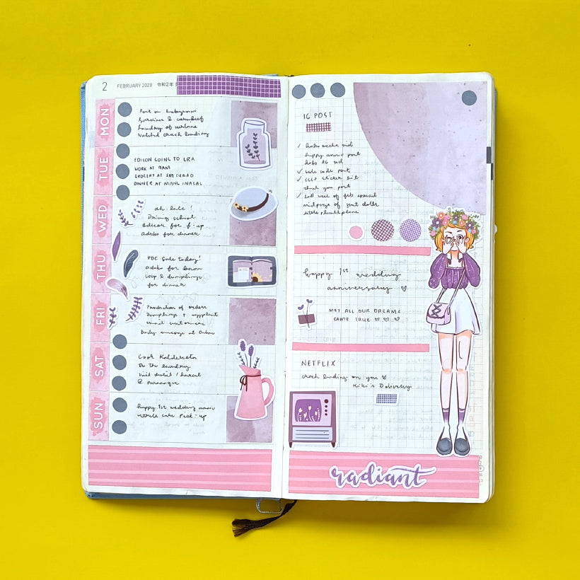 Radiant Spring PaperDollzCo Planner Sticker | C142