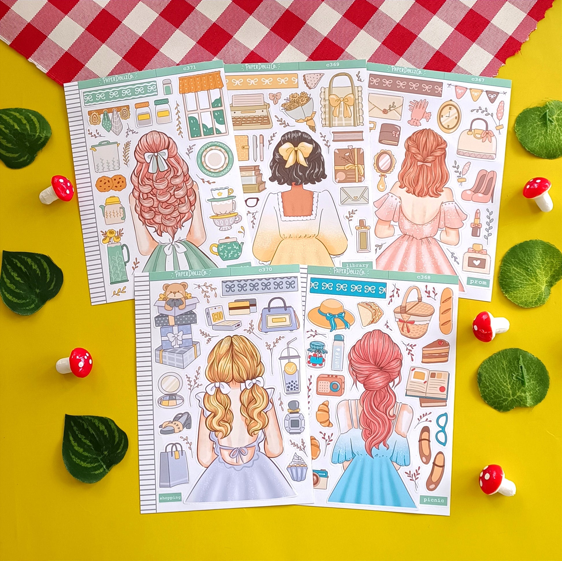 Shopping | Crowning Glory | Collection Stickers | C370